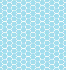パターン素材　幾何模様　ヘックス　ライトブルー