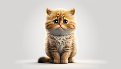 Obraz premium a cute orange cat
