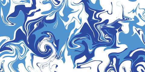 Blue White Twirl Background