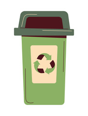 green ecology bin