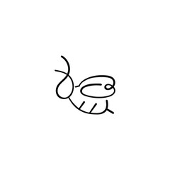 Bee Line Style Icon Design