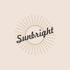 sunlight icon vector