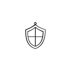 Shield Line Style Icon Design