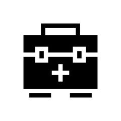first aid kit glyph icon