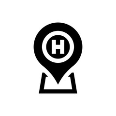 location glyph icon