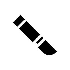 scalpel glyph icon