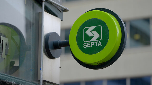 Septa transportation in Philadelphia - PHILADELPHIA, UNITED STATES - FEBRUARY 16, 2023