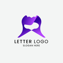 Gradient a monogram logo. Colorful a letter logo design template. Modern logo design 