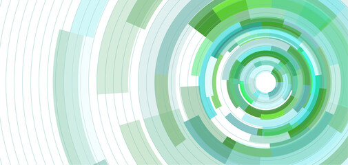 緑色をベースにした抽象的なサークルのテクスチャ