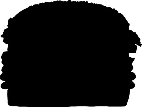 black burger silhouette, food, fast food clip art preview