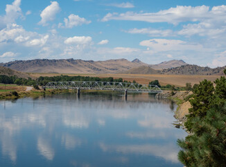 Wolf Creek Bridge over the Missouri River in Montana