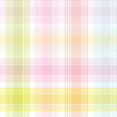 Rainbow Pastel Plaid textured Seamless Pattern