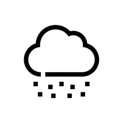 rain line icon
