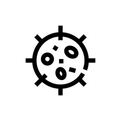 virus line icon