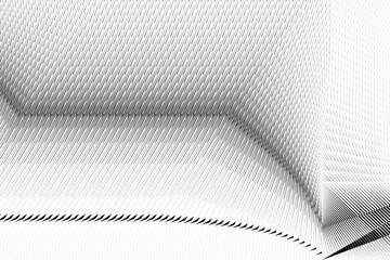abstract halftone lines black and white background