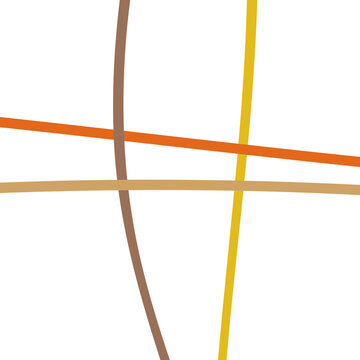 Yellow Brown Graphic Lines