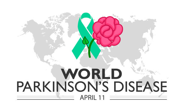 Vector illustration of World Parkinson's disease Day observed on 11th April Holiday concept. Template for background, banner, card