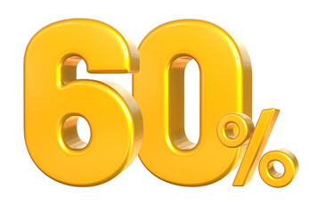 60 Percent Golden Sale of Discount