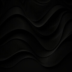 Abstract black wave luxury background. Black background. Black background with line curve design. 