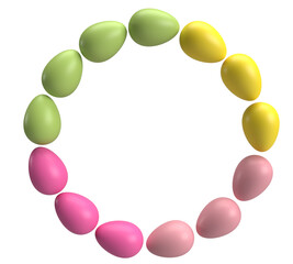 green yellow orange pink red gradient color symbol decoration ornament circle round happy easter egg april month spring season animal pet chicken season greeting beautiful collection group set vintage