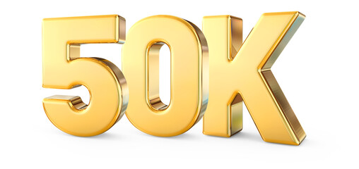 50K Follower Golden Number 