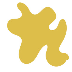 Yellow Abstract Shapes 