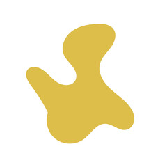 Yellow Abstract Shapes 