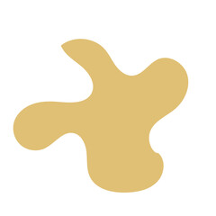 Yellow Abstract Shapes 