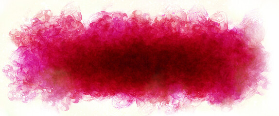 赤やピンク系の水彩画の背景素材