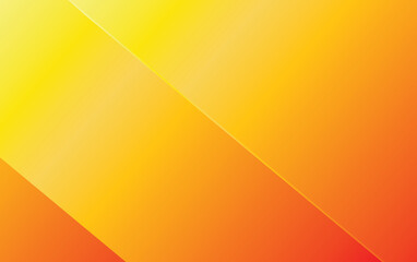 abstract modern yellow background vector illustration with orange gradient color and lines