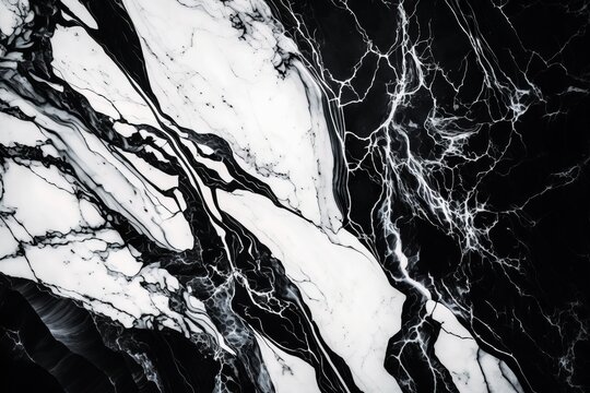 White and black marble surfaces for design backgrounds