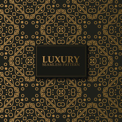 luxury dark seamless pattern background