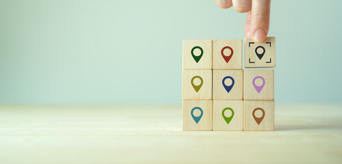 Logistic management  concept. The complex process of planning, organizing and controlling resources...
