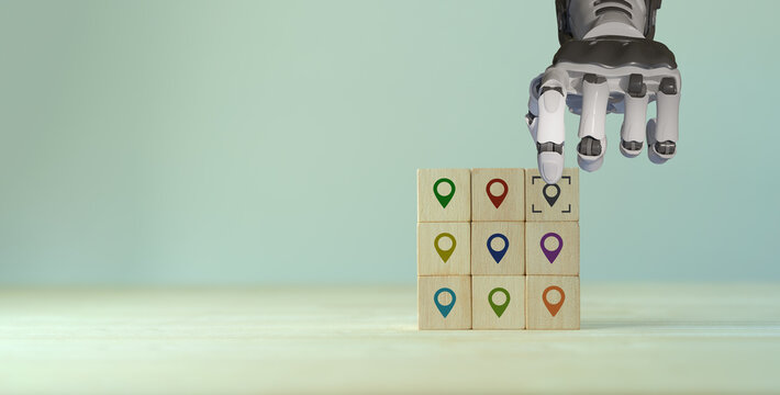  AI in logistics and supply chain management concept. More accurate, reliable, and cost-effective. Planning with real-time visibility and control over a fully optimized supply chain. Digital twin tech