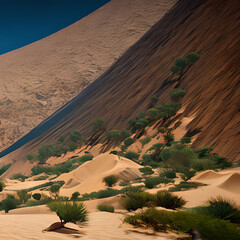 Fototapeta na wymiar oasis in the desert