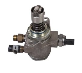 A unit for pumping liquid fuel and creating the high pressure in the line - a car fuel injection pump for sale at market or for repair in a workshop.