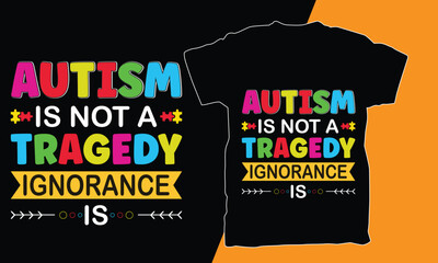 Autism t-shirt design