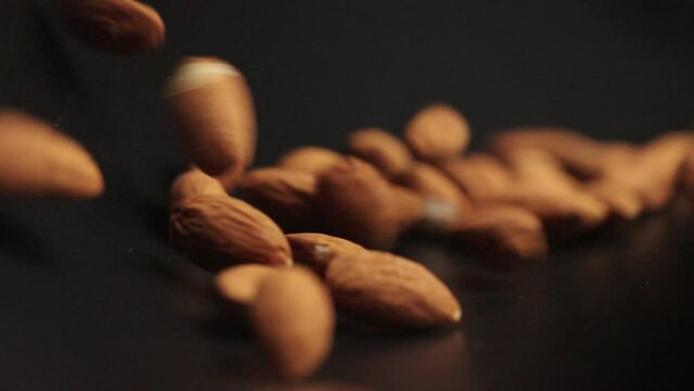 almond nourishment. Ingredient healthy food. seed nut almond. Nature ,macro nut