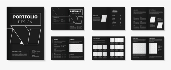 Portfolio design and Architecture Interior portfolio template