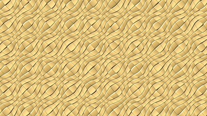 Illustration of a background with a golden textured mosaic