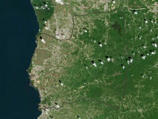 Couva-Tabaquite-Talparo, Trinidad and Tobago. Low-res satellite. No legend