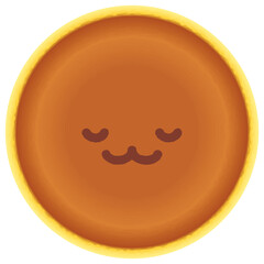 パンケーキ 顔 すやすや