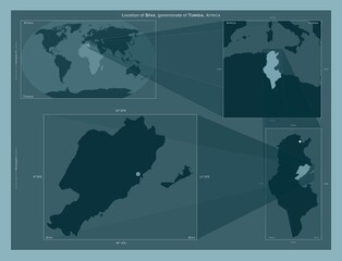 Sfax, Tunisia. Described location diagram