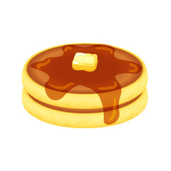 パンケーキ バター シロップ