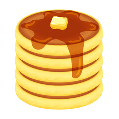 パンケーキ バター シロップ