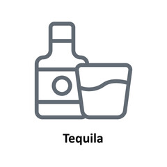 Coffee Bag Vector Outline Icons. Simple stock illustration stock