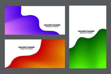 Vector colorful abstract fluid and curve background for banner, brochure, book cover, and poster  template with white blank space
