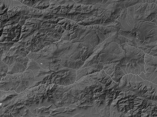 Bingol, Turkiye. Grayscale. No legend