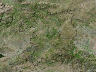 Bingol, Turkiye. High-res satellite. No legend