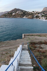 Panorama of kalymnos Greek island Mediterranean